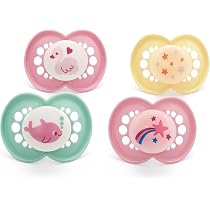 Lot De 4 Tétines MAM Original Jour Et Nuit - 18-36 Mois, 2 Phosphorescentes, Design Orthodontique