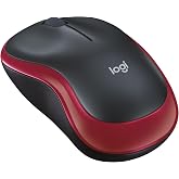 Logitech M185 kablosuz fare, 2,4 GHz USB nano alıcılı, 12 ay pil &ouml;mr&uuml;, 1000 DPI optik izleme, sol ve sağ elini kullananlar i&ccedil;