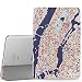 Produktbild MoKo Hülle für iPad Mini 4 - PU Leder Tasche Schutzhülle Schale Smart Case mit Translucent Rücken Deckel, mit Auto Schlaf / Wach Funktion und Stanfunktion für Apple iPad Mini 4 2015 Genaration 7.9 Zoll IOS Tablet, New York City
