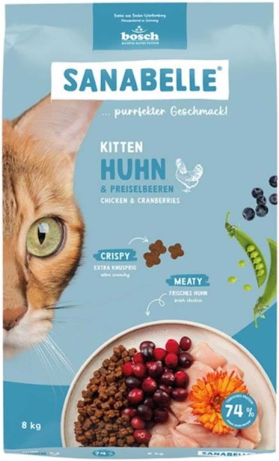 Sanabelle Taze Kümes Hayvanlı Yetişkin Kedi Maması 8 Kg - Görsel 5