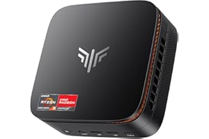 NiPoGi Pinova P1 Mini PC ΑΜD 4300U(Max 3.7GHz, 4C/4T, Migliore 3500U/N150/N97),16GB DDR4 512GB SSD Desktop Computer, Triplo Display DP 1.4+HDMI 2.0+USB3.2 Type-C 4K@60Hz/WiFi 5/BT4.2 Radeon Graphics