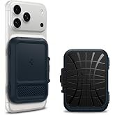 Spigen MagSafe Destekli C&uuml;zdan Lock Fit Mag Fit (6 Kartlık) Lacivert - AFA08526 (Spigen TR Garantili) | G&uuml;venli kilitleme mek
