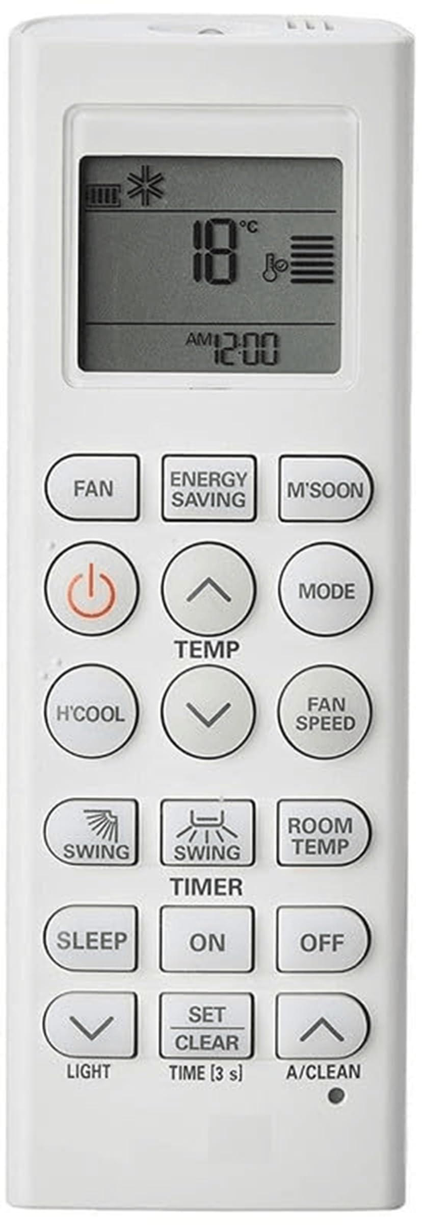 AMAZOR AKB73975614 all ac remote control Compatible for LG Air Conditioner Remote (AKB73975614)