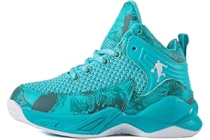 WOWEI Zapatillas de Baloncesto para Niños Deportivas Sneakers Moda Calzado de Baloncesto para Niño Zapatillas de Bsquetbol Aire Libre Correr Ligeras Zapatos de Running