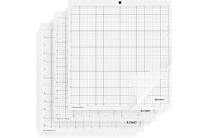XINART StandardGrip - Tappetino da taglio per Silhouette Cameo 4/3/2/1 (3 tappetini, 30,5 x 30,5 cm), adesivo con impugnatura standard, accessori per cricket, in vinile, tappetini da taglio di