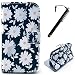 Produktbild Nodelec® Folio PU Leder Wallet Case Schutzhülle für Moto G Zoll Hülle Handytasche Skin Schale Soft Backcover Handy Tasche Flip Cover Buchstil Klapptasche in Lederoptik mit Standfunktion Karteneinschub und Magnetverschluß Etui Flip Case für Moto G Zoll