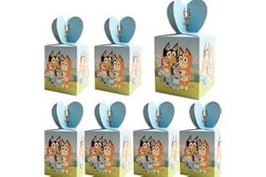 DECPTYTA 24 Pezzi Scatole per Caramelle,Scatole per Regalo,Borse per Caramelle,Riutilizzabile Scatole Festa,per Feste di Compleanno,Baby Shower,Feste Forniture (B)