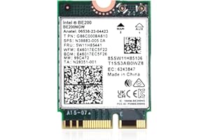 HUYUN NGFF M.2 Wifi Card Network Card Tri-band Bluetooth 5.4 Intel WiFi 7 BE200 BE200NGW (BE200NGW Card)