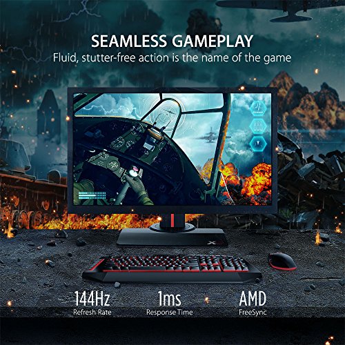 ViewSonic XG2402 - Monitor 24  Gaming Profesional Full HD TN  1920 x 1080  144Hz  1ms  FreeSync  350 nits  Altavoces  DVI 2 HDMI DP 2 USB  Low Input Lag   Color Negro Rojo ViewSonic XG2402 - Monitor 24  Gaming Profesional Full HD TN  1920 x 1080  144Hz  1ms  FreeSync  350 nits  Altavoces  DVI 2 HDMI DP 2 USB  Low Input Lag   Color Negro Rojo