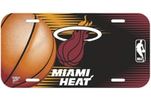 Wincraft Plaque d'immatriculation NBA Miami Heat