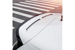 Spoiler Alettone Posteriore Nero + Bianco per Golf 8 R-Line, Accessori per Lo Styling Dell'Auto in ABS