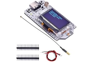 DollaTek ESP32-S3FN8 Lora V3 Placa de Desarrollo 433~510MHz SX1262 Pantalla OLED de 0,96 Pulgadas BT + WiFi Lora Kit para Arduino IOT Smart Home
