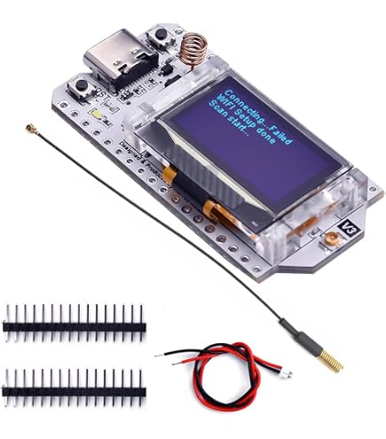 Scheda Di Sviluppo LoRa ESP V3 Con Display OLED, Antenna 868-915 MHz, WiFi E Bluetooth, Per IoT E Mesh Tastic