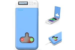 Dayear Phone Lock Box with Timer, Self-Control Timed Locker Box Phone Jail, Mini Portable Timer Lock Box for iPhone/Android Phone(Max6.7Inch), Help Kids/Adults Prevent Phone Addiction (Light Blue)