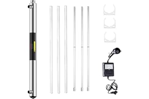 Geekpure Filtro UV per l'acqua per tutta la casa - Depuratore UV per l'acqua con 2 filtri UV extra +2 manica di quarzo - (12 GPM)