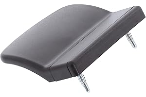 ToniTec Maniglia per porta del balcone Pala in plastica marrone per balcone con viti per il montaggio