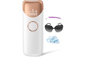 PRETTIVO 3 in 1 IPL Geräte Haarentfernung Laser mit Kühlfunktion, 999900 Lichtimpulse Laser Haarentfernung, HR/SC/RA, 9 Energiestufen und Max. bis zu 19,8 J, 600NM Rote Lichtwelle für den Ganzen Körper