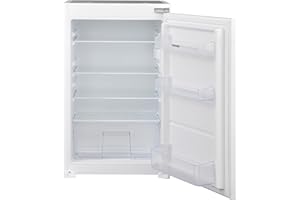 TELEFUNKEN EK88S134E Einbaukühlschrank ohne Gefrierfach | 88cm Nische | Schlepptür-Technik | 126 Liter Nutzinhalt | Temperaturregelung | Weiß