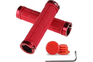 PLATT Paire de poignées du vélo ergonomiques en Caoutchouc Souple antidérapant,Grip for MTB Bicycle