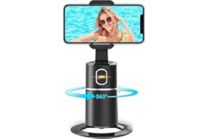 ULEWAY Support de téléphone Intelligent Selfie Stick ,Camera suivi AI automatique Photos et vidéos 360° - Stream Live - Appels vidéo - Caméraman intelligent - Vlog Chat vidéo en Direct pour iPhone ou Android