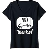 Donna no spoiler thanks serie tv amanti film streaming Maglietta con Collo a V