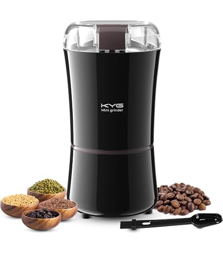 Lacor Kaffeemühle 200W | Für Kaffee, Kerne & Kräuter | Mit Sicherheitsdeckel | 60g Fassungsvermögen