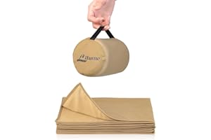 Litume Compact Fleece Travel Blanket with Stuff Sack, 70x48 Inches, Moisture Wicking and Breathable Airplane Blanket, Foldable Throw for Couch, Car Rides, Train, Camp, Backpacking, Traveling