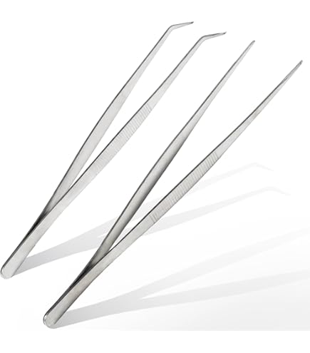 Pinza Per Bigiotteria Professionale Punte Curve Lisce All' Interno Acciaio Inox | BSM Inox - Forbici E Articoli Per Manicure E Pedicure - Foto 14