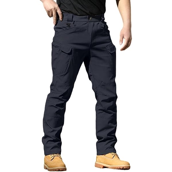 Pantalon De Travail Cargo Homme - Multi-poches, Tissu élastique Respirant, Séchage Rapide, Pour Randonnée Et Outdoor - 6
