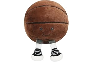 Augesak Plüsch Basketball,Basketball Kissen,weiche Flauschige Basketball Sitzkissen,Basketball Plüschtier Spielzeug,Basketball Geschenk Für Basketball Liebhaber