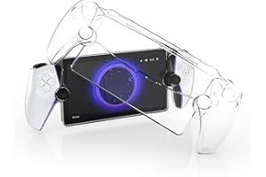 NXPGKEA Case for Playstation Portal Remote Player - Playstation 5 Portal Protective for Sony Playstation Portal Case PC Cover for PS5 Portal Anti-Scratch Anti-Squeeze Transparent Protective Cover (Clear)