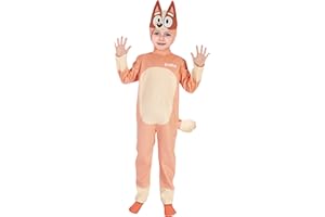 Bingo dog doggie onesie plush boy unisex costume disguise official Bluey BBC (Size 3-4 years)