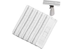 SENLINLIN 6 Stück Ersatzpads für Kärcher Fensterreiniger, für Kärcher Sprühflasche Ersatzteile, Mikrofaser Kompatibel mit Karcher WV1 WV 50 WV75 Fenstersauger Zubehör - ohne Sprühflasche