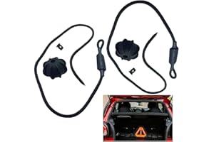 Shinever Car Parcel Shelf Cords, Pack of 2, Interior Rear Parcel Shelf String, Tonneau Cover Strap Cord Hanging Rope Car Accessories Replacement for Golf MK5 MK6 MK7 GTI 2006-2013