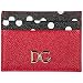 Produktbild Dolce&Gabbana Kreditkartenetui Echtleder Damen Kreditkarten Geldbörse Rot