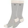 BURCHMARQ Socks for Men, Premium Combed Cotton, Size UK 6 to 8 (24 to 26 cm), Crew Length, Pack of 1 Pair, Seamless, Formal and Dress Socks