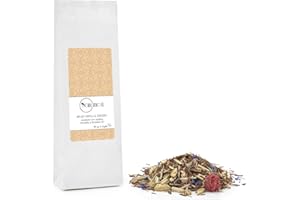 NOVECENTO TE' Novecento Tè | Infuso Mirtilli e Zenzero | Tisana in Foglie - 90 Gr | Rooibos Con Fiordaliso | Sacchetto The Rosso Frutta e Spezie