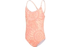 Aisyee Maillot de Bain 1 Piece Fille Maillot de Bain à Fleurs hawaïennes Maillot Natation Fille 3-16 Ans