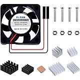 GeeekPi Raspberry Pi 30x30x7mm DC 5V Brushless CPU Ventilateur de Refroidissement avec Raspberry Pi radiateur pour Raspberry 