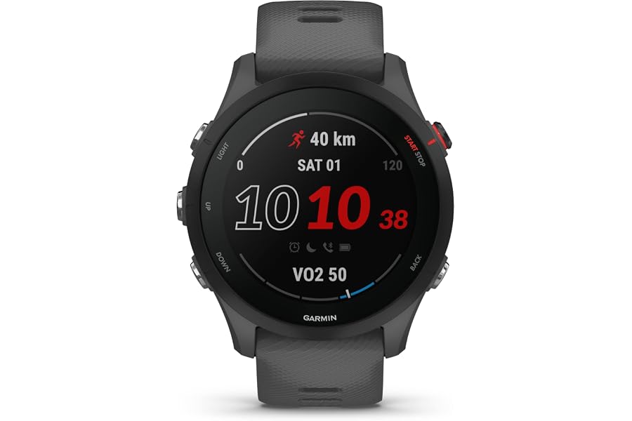 Garmin [renewed] Forerunner 255 – GPS-Laufuhr mit Trainingsplänen, Lauffunktionen und detaillierter Trainingsanalyse, 1,3“ Farbdis