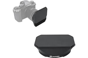 JJC Gegenlichtblende aus Metall für Fuji XF14mm F2.8 R Objektiv und XF18-55mm F2.8-4 R LM OIS Objektiv mit Slide Design Hood Cap - ersetzt Fuji 14/18-55
