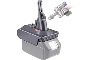 URUN für Dyson V8 Akku Adapter, MT18V8 Konvertiert für Makita 18V Lithium Akku Kompatibel für Dyson V8 Staubsauger 21,6V Staubsauger SV10 Absolute Animal Motorhead (Nur Adapter)