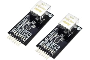TECNOIOT 2pcs LAN8720 Ethernet Board Network Module Ethernet Transceiver RMII Interface Development Board
