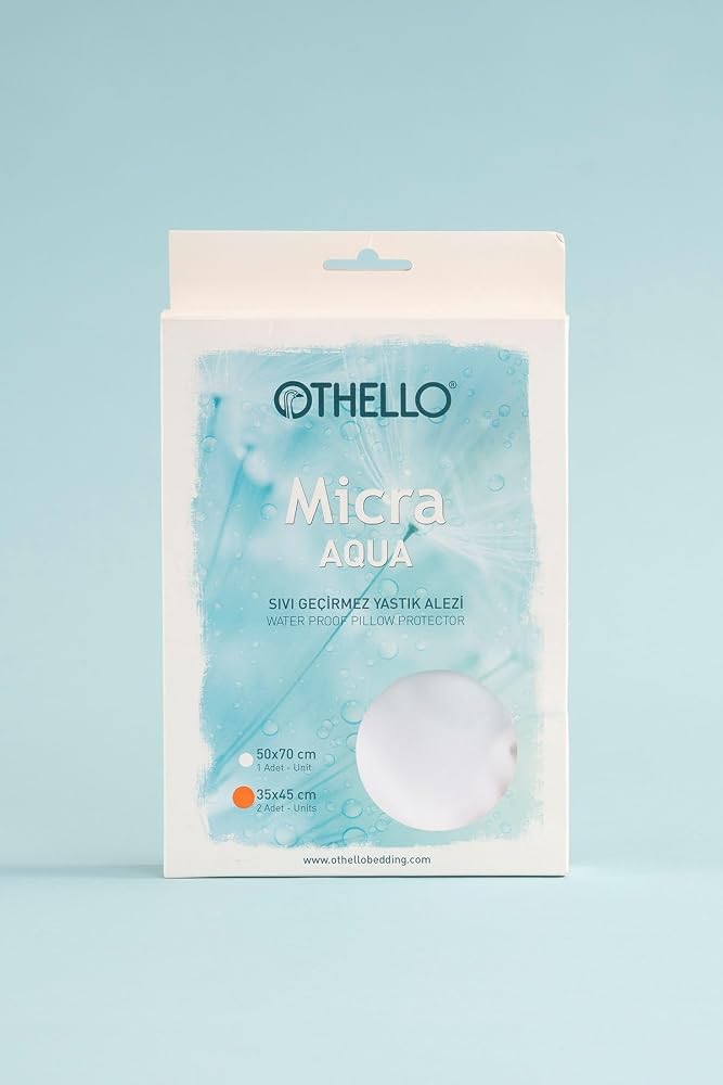 Othello Protecta Micra Aqua Comfort Sıvı Geçirmez 2'li Bebek Yastık Alezi 35x45 cm