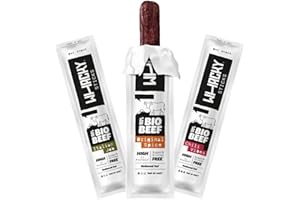 ‎WHACKY Whacky Bio Beef Sticks – 27er Mix-Pack (27x 32g) - Protein Snack aus Rindfleisch – Salami Sticks ohne Zucker – Low Carb, für Fitness, Keto, Outdoor & Unterwegs – Köstlicher Geschmack in 3 Sorten