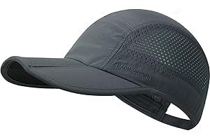 GADIEMKENSD Folding Outdoor Hat UPF 50+ Sun Protection Mesh Sport Hat