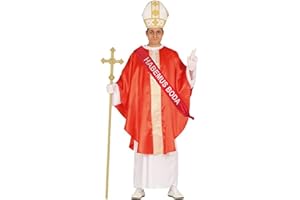 DISFRAZJAIAK Disfraz de Papa Rojo Con Banda