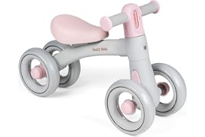 BUDDY BABY Xrider - Bicicletta senza pedali per bambini a partire da 1 anno di equilibrio, giocattoli per bambini da 12 a 24 mesi, bici da bambino con luce, Pimera bicicletta per bambini come regalo
