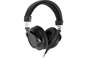 KRÜGER&MATZ Kruger & Matz Auriculares Orejeras Estudio Modelo DJ Amplia Rango de Regulación Aislamiento Ambiental Jack 3,5 mm Jack 6,3 mm KM0886