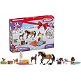 schleich HORSE CLUB — 98982 Kids Advent Calendar 2023, with 24 Unique Toys from the World of Lakeside, Including Horses, Rider, Dog, Saddle and other Accessories, Christmas Ideas for Kids Ages 5+